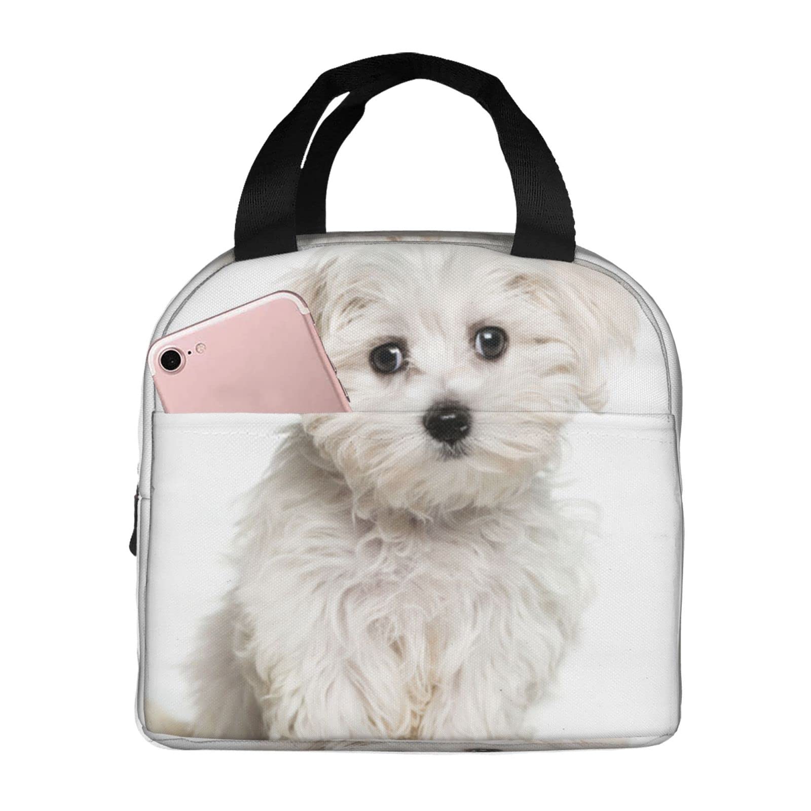 Amazon | マルチーズ犬 保温 保冷ランチバッグ お弁当袋 かわいい 大